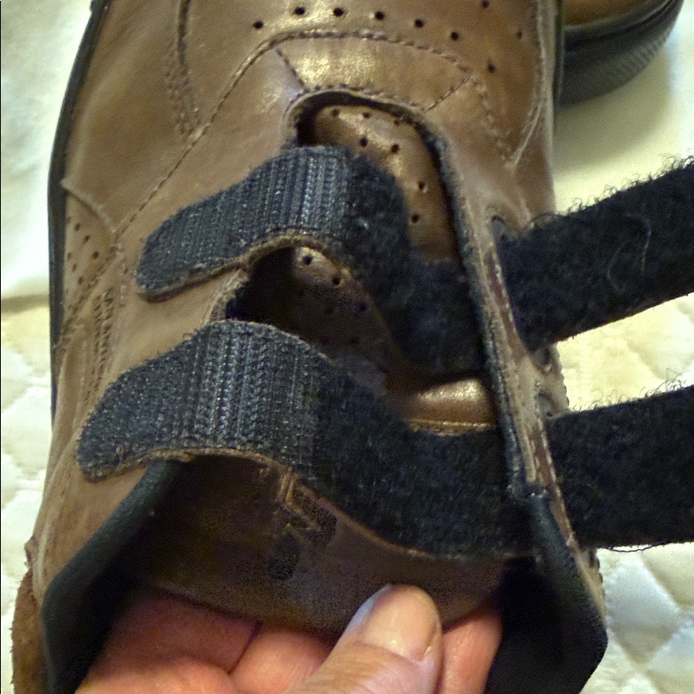SAS Men's Leather Double-Strap Sneaker in Brown and Black - Picture 7 of 12